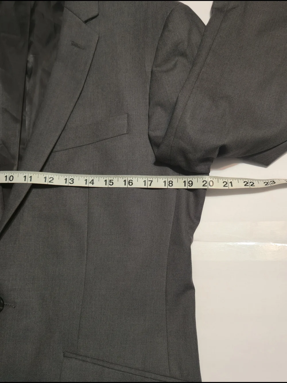 Kenneth Cole Men's Dark Charcoal Two-Button Suit Jacket